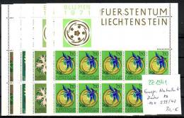 Liechtenstein   Nr. 10x  539-42 **  (zz1341 ) Siehe Scan-DISCOUNT - Unused Stamps