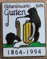 CHOPPE DE BIERRE - OURS - BÄR - BERN - BERNE - 1864-1994 - GURTEN - BIER   -   3 - Cerveza
