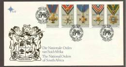 South Africa FDC -1990 - National Orders - Military Decorations - Medals - Lettres & Documents