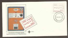 South Africa RSA - FDC 4.16.1 - 1986 - Postage Label Machine Stamp Computer Printout FRAMA - Frankeervignetten (Frama)