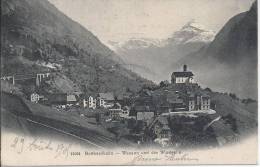 Gotthardbahn Wassen Und Die Windgelle - Wassen