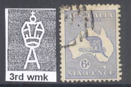 AUSTRALIA, 1915-27 6d Dull Blue (Die II, SG38b) VFU, Cat £11 - Used Stamps
