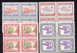 Samoa 1939 25th Anniversary Of New Zealand's Control Blk Of 4 MNH - Samoa (Staat)