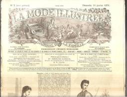 LA MODE ILLUSTREE N°3  Dimanche 16 Janvier 1870 - Revues Anciennes - Avant 1900