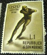 San Marino 1956 Winter Olympics Cortina 1l - Mint - Nuevos