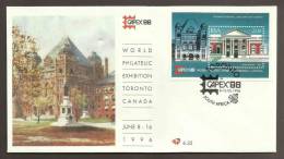 South Africa FDC 1996 CAPEX Toronto World Philatelic Exhibition Miniature Sheet - Storia Postale