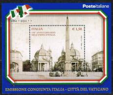 Italia 2011 Foglietto €. 1,50 150° Anniversario Unità D´Italia Nuovo**integro - Blocchi & Foglietti