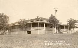 Fort Leavenworth KS Golf Club House Old Real Photo Postcard - Other & Unclassified