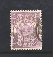 SOUTH AFRICA TRANSVAAL 1885 Used Stamp Vurtheim 2 1/2d Violet Nr. 16 - Transvaal (1870-1909)