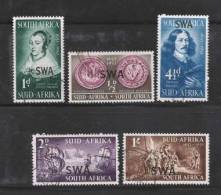 SWA 1952 Cancelled Stamp(s) Jan Van Riebeeck 269-273 #603 - Namibie (1990- ...)