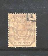 SOUTH AFRICA TRANSVAAL 1894 Used Stamp  Definitives 1/2d Grey Nr. 35 - Transvaal (1870-1909)