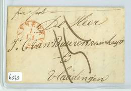 HANDGESCHREVEN BRIEF * VOORLOPER Uit 1850 Van NIJMEGEN Naar VLAARDINGEN (6373) - ...-1852 Préphilatélie