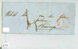 BRIEFOMSLAG * VOORLOPER Uit 1856 Van ROTTERDAM Naar VLAARDINGEN (6372) - Covers & Documents