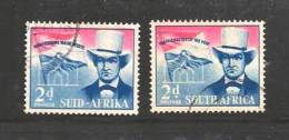 SOUTH AFRICA UNION 1955 Used Stamps Pietermaritzburg  Nrs. 255-256 - Used Stamps