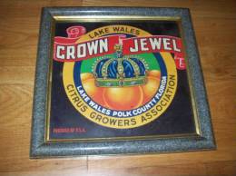 Old Commercials In A Wooden Frame - Crown Jewel, USA - Other & Unclassified