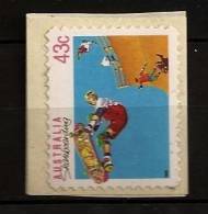 Austalie Australia 1990 N° 1190a ** Sport, Courant, Planche à Roulette, Kangourou, Skate-parc, Ombre, Figures - Ungebraucht