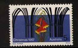 Austalie Australia 1967 N° 362 ** Noël, Arches Gothiques, Fleurs, Clochettes - Ongebruikt
