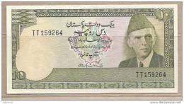 Pakistan - Banconota Non Circolata FDS AUNC Da 10 Rupie P-29a-2-1 - 1976 #19 - Pakistan