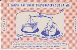 Buvard Caisse Nationale D'assurances Sur La Vie - Bank & Versicherung