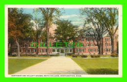 Delcampe - NORTHAMPTON, MA - NORTHROP & GILLETT HOUSES, SMITH COLLEGE - TRAVEL IN 1922 - - Northampton