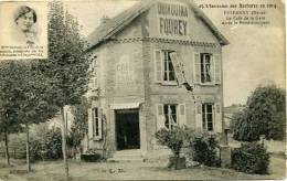 678   Esternay   Café De La Gare Apres Le Bombardement - Esternay