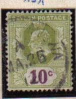 Ceylon-1904-Mi.151-gest.° - Ceylon (...-1947)