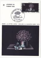 FRANCE => Carte Fédérale - 1,30 + 0,30 - La Lettre Amelie - Journée Du Timbre - Toulon - 1980 - Día Del Sello