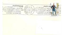 SPAIN. POSTMARK SONIMAG 1978. BARCELONA. FAIR FO SOUND, IMAGE AND ELECTRONIC - Máquinas Franqueo (EMA)