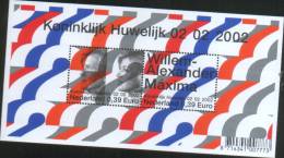 Olanda Pays-Bas Nederland  2002 Foglietto Matrimonio Reale  (Royal Wedding)   ** MNH - Neufs