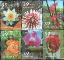 Olanda Pays-Bas Nederland  2002 Fiori Floriade 2002 (Flowers Blumen)  6v Se Tenant ** MNH - Ungebraucht