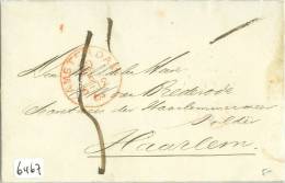 BRIEFOMSLAG * Uit 1861 Van AMSTERDAM Naar HAARLEM (6467) - Lettres & Documents