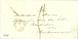 BRIEFOMSLAG * Uit 1858 Van AMSTERDAM Naar HAARLEMMERMEER (6468) - Storia Postale