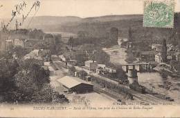 THURY HARCOURT  BORDS DE L'ORNE VUE PRISE DU CHATEAU DE ROCHE BOUQUET - Thury Harcourt