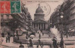 PARIS/ La Rue SOUFFLOT Et Le PANTHEON / TRES BELLE ANIMATION Référence 2187- - Panthéon