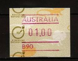 Australie Australia 1990 N° Distributeur 14 ** Timbres D´affranchissement, Melbourne, Lézards à Collerette, Essen 90 - Nuovi