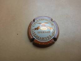 Capsule CHAMPAGNE "G.H. MARTEL & Co 1869 EPERNAY" Orange - Martel GH