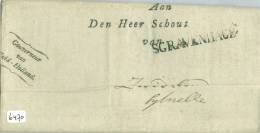 VOORLOPER * KOMPLEET GESCHREVEN BRIEF * Uit 1820 Van De GOUVERNEUR Z-H Aan SCHOUT  ZUIDLAND Bij BRIELLE (6470) - ...-1852 Préphilatélie