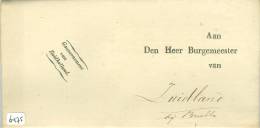 VOORLOPER * KOMPLEET GESCHREVEN BRIEF * Uit 1843 Van De GOUVERNEUR Z-H Aan BURGEMEESTER Te ZUIDLAND Bij BRIELLE (6475) - ...-1852 Voorlopers
