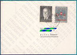 BUSTA AUSTRIA - CATALOGO MICHEL N. 1031 + 1030 - 1,50 S - 1,50 + 50 S. - PER BADEN SCHWEIZ - Covers & Documents