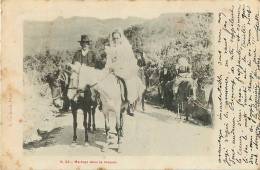 20  CORSE    MARIAGE DANS LE MAQUIS  A DOS D'ANES   N°39 - Corse