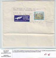 1014z4: Post An Die World Zionist Organisation, Drucksachenschleife Airmail - Jewish