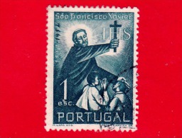PORTOGALLO - Usato - 1952 - San  Francesco Saverio - Sao Francisco Xavier - 1 - Used Stamps
