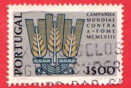 PORTOGALLO - Usato - 1963 -  Campagna Mondiale Contro La Fame - 1 $ 00 - Used Stamps