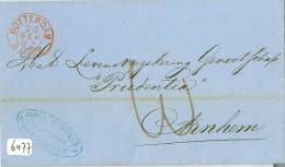 KOMPLEET HANDGESCHREVEN BRIEF * Uit 1867 Van ROTTERDAM Naar  ARNHEM  (6477) - Cartas & Documentos