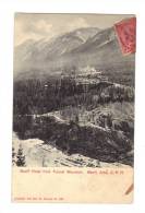 Canada: Banff Hotel From Tunnel Mountain, Banff, Alba, C.P.R. (12-4542) - Banff