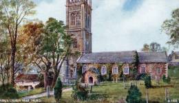 Beatiful   Old  Post Card    "   PROBUS  CHURCH   NEAR  TRURO.   " - Other & Unclassified