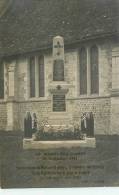 Le Mesnil Sur Blangy : Carte Photo Inauguration Monument Aux Morts - Autres & Non Classés