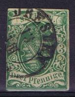 Deutschland: Sachsen Mi 2 II C, Used/cancelled, Has A Thin Spot. - Sachsen