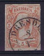 Deutschland: Sachsen Mi  12, Used/cancelled - Sachsen