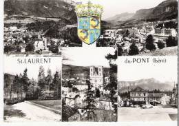 SAINT LAURENT Du PONT 38 Isère Carte Multivues Carte Dentelée Véritable Photo - Saint-Laurent-du-Pont